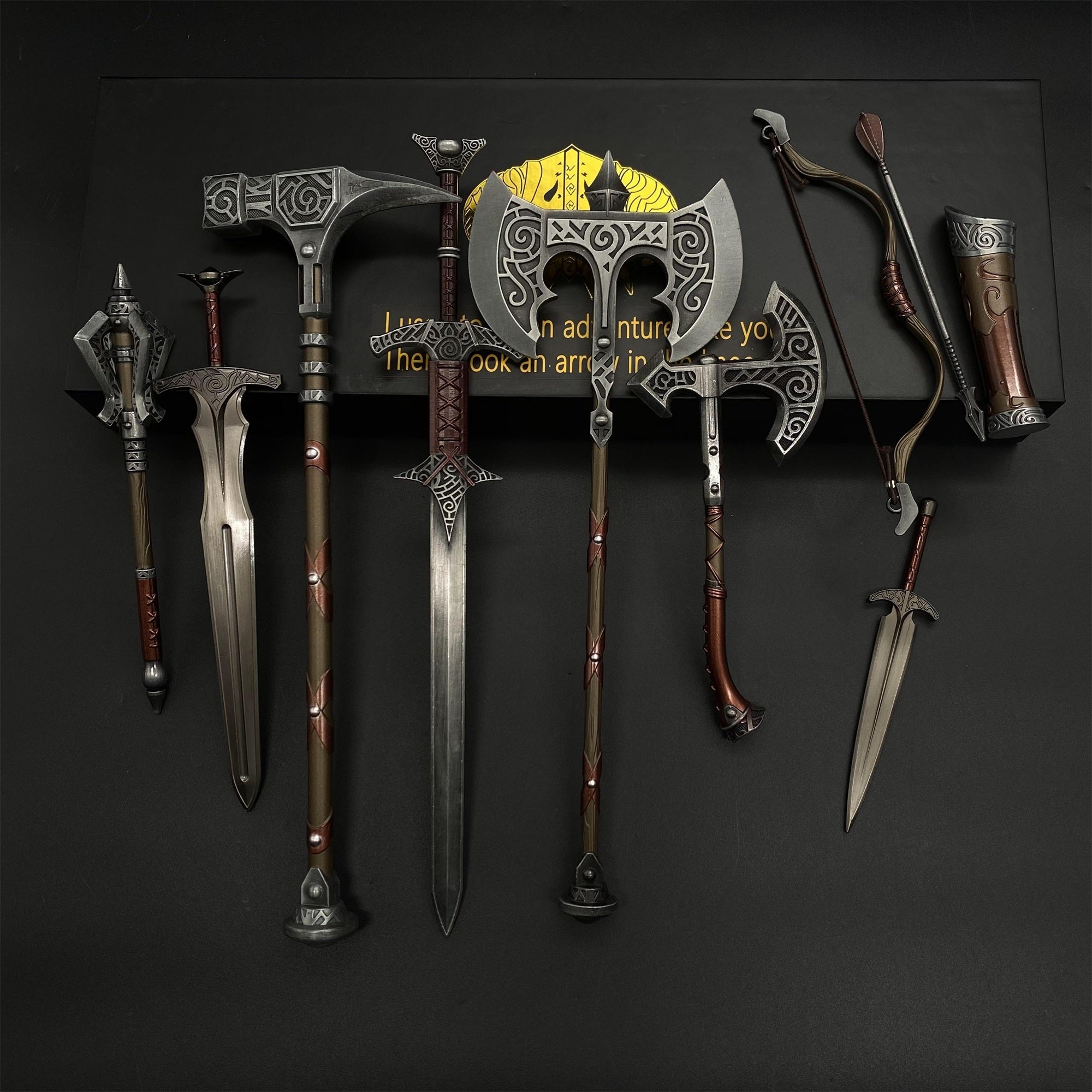 1/6 Scale Skyrim Steel Weapon Skyfroged Weapon Series Metal Crafts - Tophatter Daily Deals