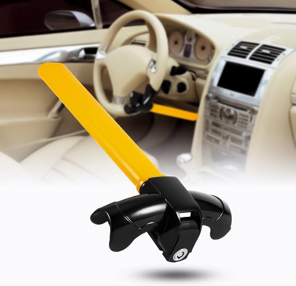 Car Steering Lock - Universal Heavy Duty Anti Theft Steering Wheel Lock Rotary Security Safe Van Car Car Accessories - Tophatter Daily Deals
