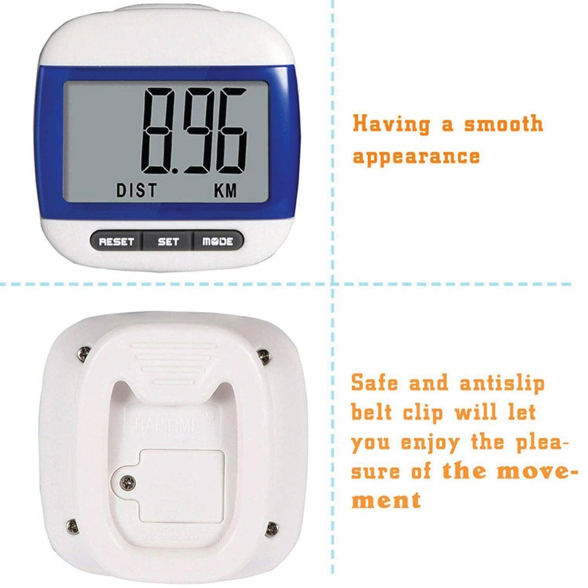 Pedometer For Walking - LCD Pedometer Step Walking Jogging Calorie Counter Distance Fitness+ Belt Clip Fitness - Tophatter Daily Deals