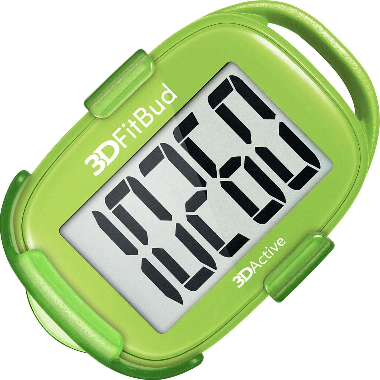 Simple Step Counter - 3D Pedometer with Clip and Lanyard A420S Green Sports & Outdoor - Tophatter Daily Deals