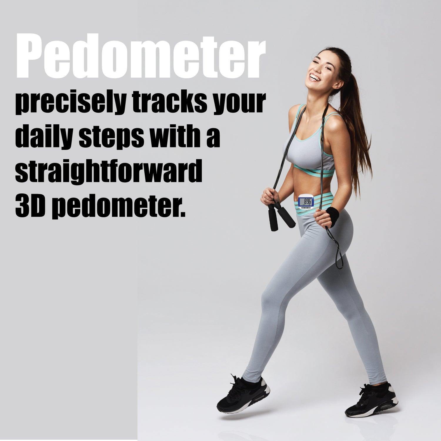 Pedometer For Walking - LCD Pedometer Step Walking Jogging Calorie Counter Distance Fitness+ Belt Clip Fitness - Tophatter Daily Deals