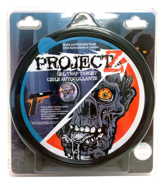 Project Z Zombie Sticky Target Washable Gel Trap Airsoft Target Undead Collectible Weapons - Tophatter Daily Deals