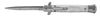 Stiletto OTF Automatic Knife Classic Italian Switchblade - 9 or 11 Inch White Marble - Silver 11" Knife-OTF - Tophatter Daily Deals