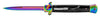 Stiletto OTF Automatic Knife Classic Italian Switchblade - 9 or 11 Inch Black Marble - Rainbow 11" Knife-OTF - Tophatter Daily Deals