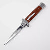Stiletto OTF Automatic Knife Classic Italian Switchblade - 9 or 11 Inch Rosewood - Silver 9" Knife-OTF - Tophatter Daily Deals
