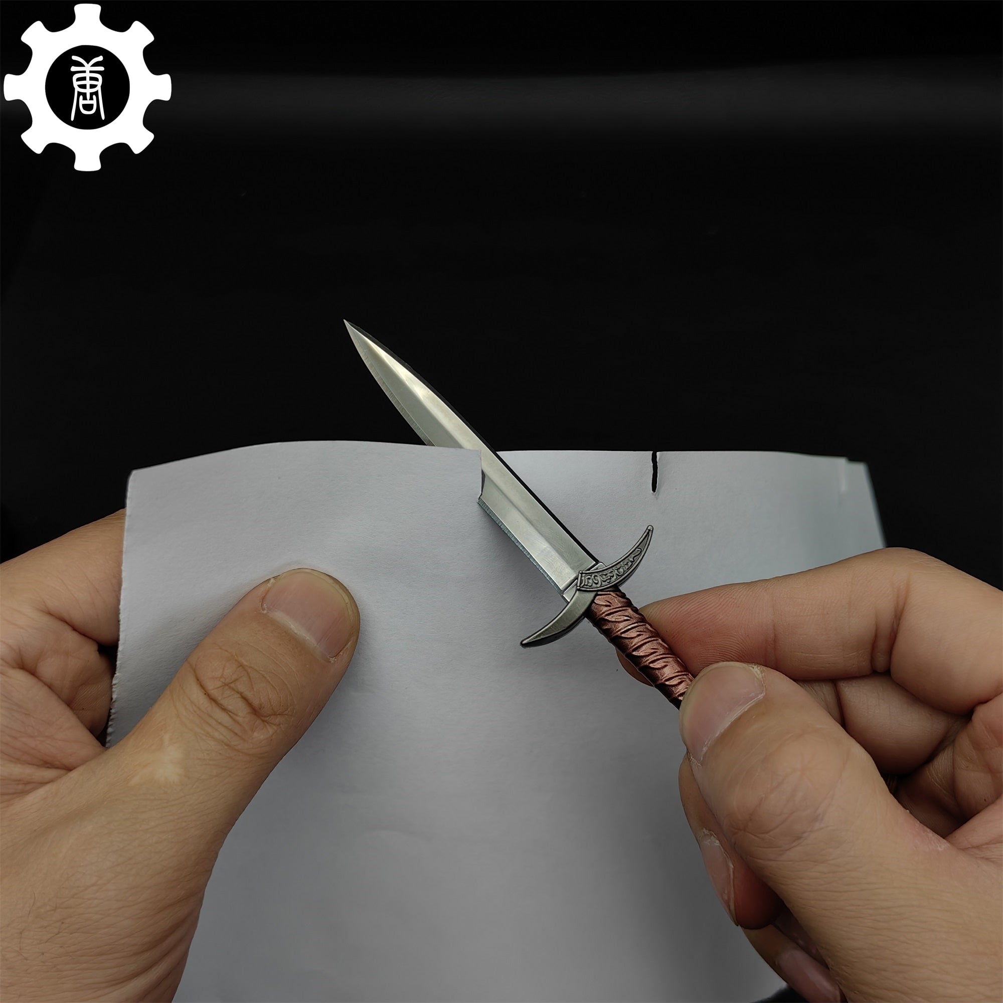 Sting Elven Short Sword Mini Metal Replica Unboxing Tool - Tophatter Daily Deals
