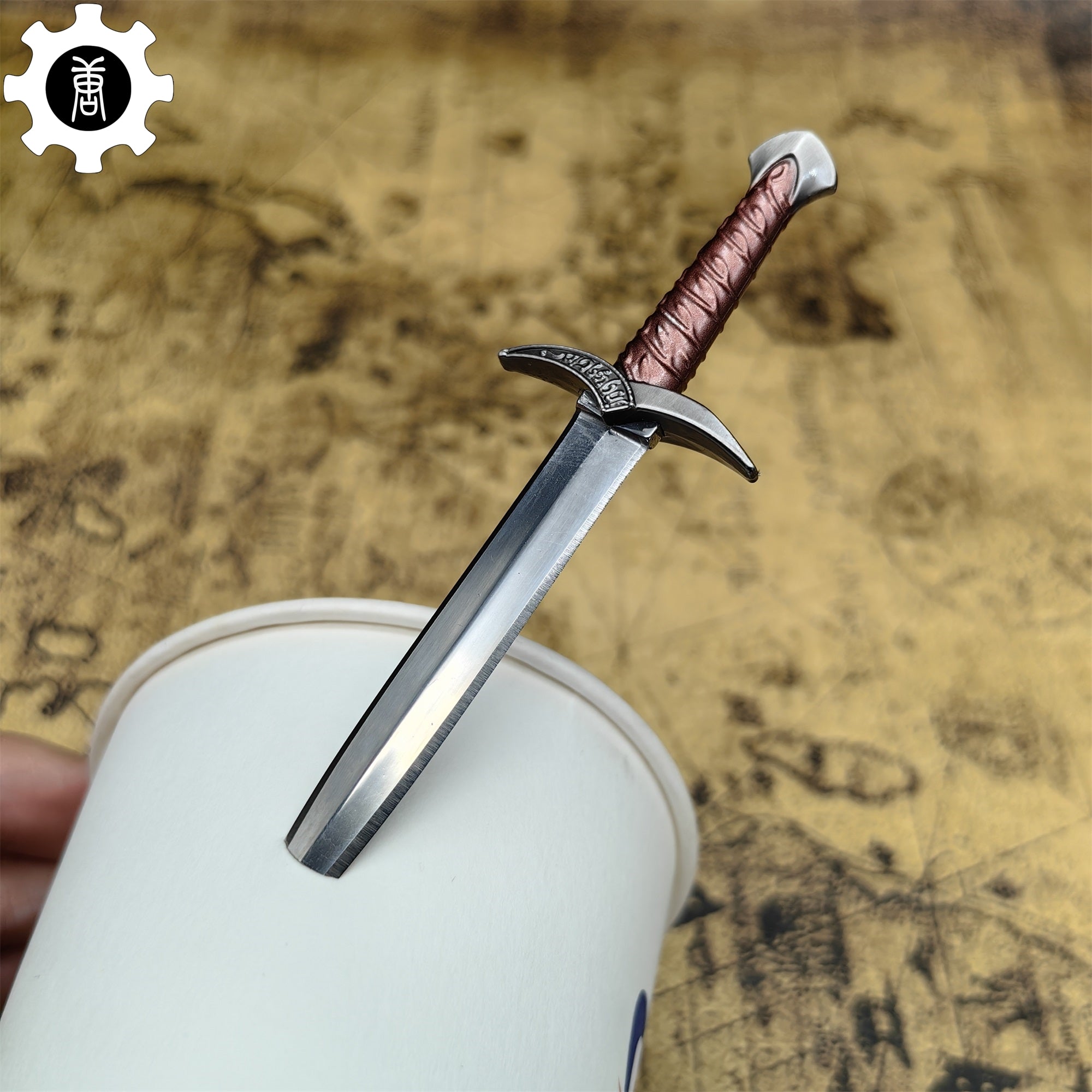 Sting Elven Short Sword Mini Metal Replica Unboxing Tool - Tophatter Daily Deals