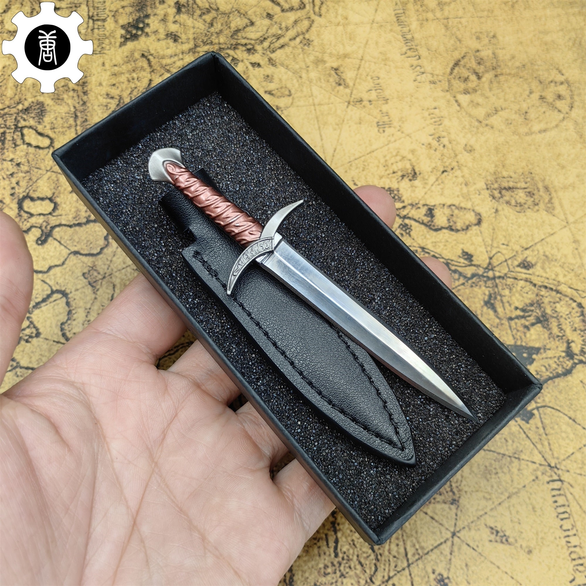 Sting Elven Short Sword Mini Metal Replica Unboxing Tool - Tophatter Daily Deals