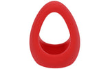 Stirrup Silicone Cock Ring in Crimson > Cock Ring > Sling - Tophatter Daily Deals