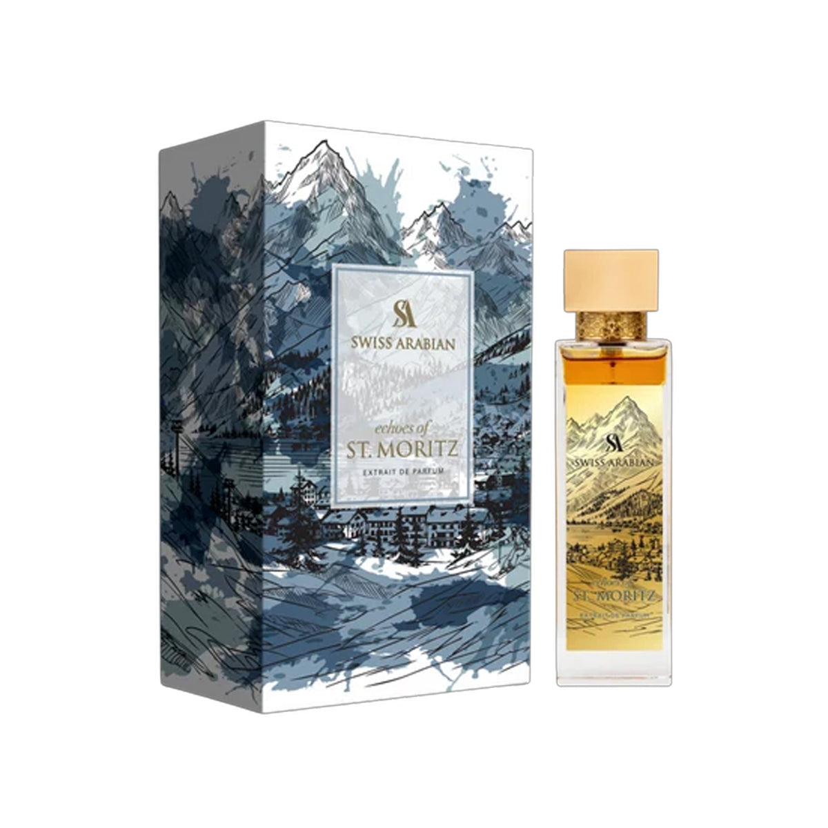 Swiss Arabian Echoes of St.Moritz Extrait De Parfum 100ml Spray - Tophatter Daily Deals