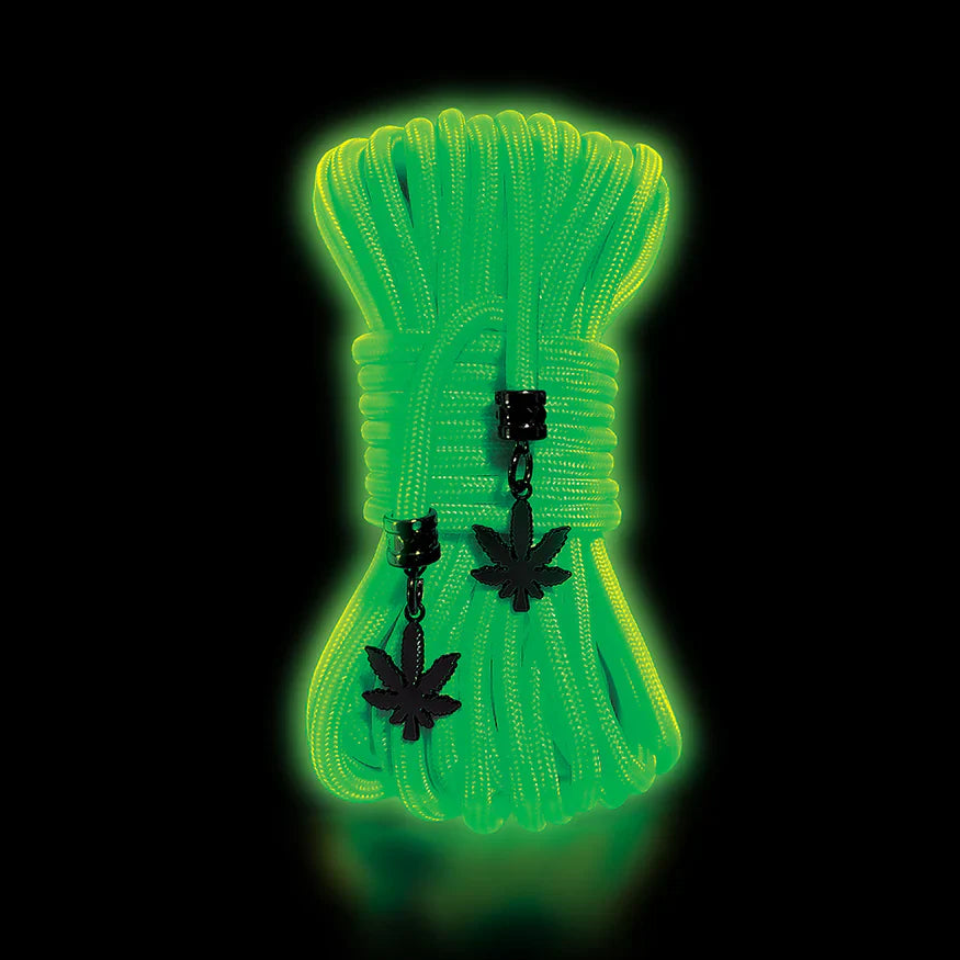 Stoner Vibes Glow in the Dark Bondage Rope 32 Feet - Tophatter Daily Deals