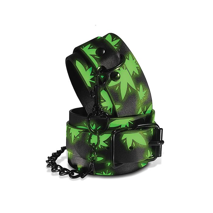 Stoner Vibes Glow in the Dark Ankle Cuffs - Tophatter Daily Deals