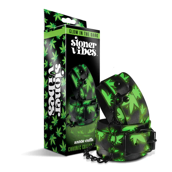 Stoner Vibes Glow in the Dark Ankle Cuffs - Tophatter Daily Deals
