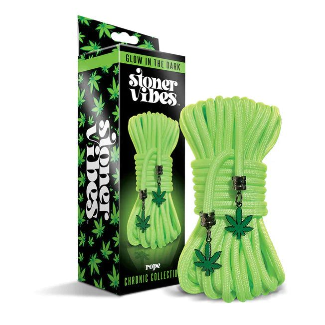 Stoner Vibes Glow in the Dark Bondage Rope 32 Feet - Tophatter Daily Deals