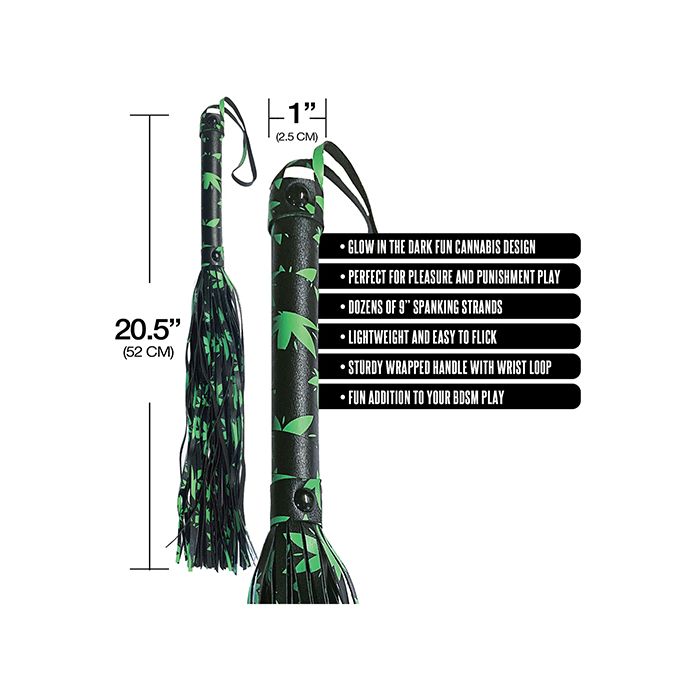 Stoner Vibes Glow in the Dark Flogger - Tophatter Daily Deals