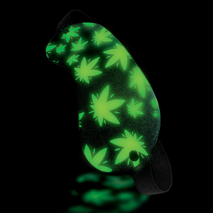 Stoner Vibes Glow In The Dark Blindfold - Tophatter Daily Deals