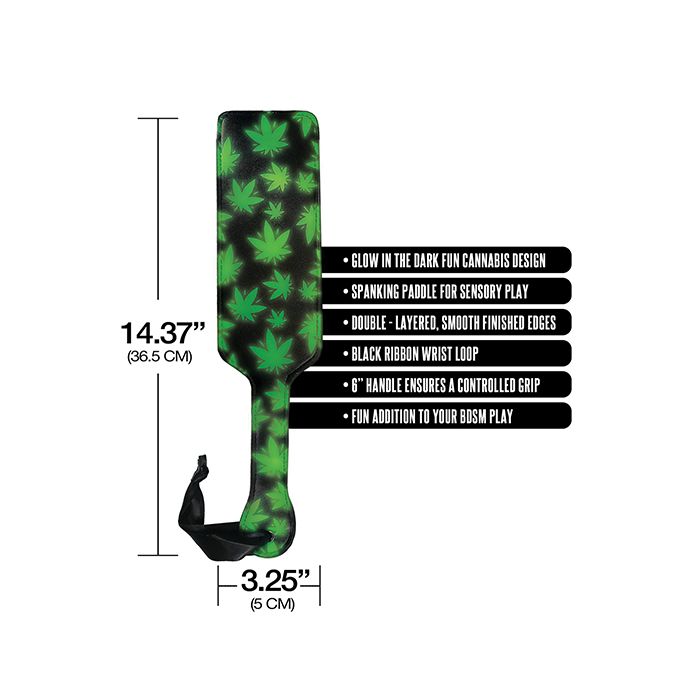 Stoner Vibes Glow in the Dark Paddle - Tophatter Daily Deals