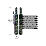 Stoner Vibes Glow in the Dark Wrist Cuffs - Tophatter Daily Deals