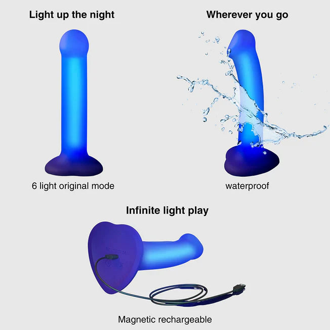 Glow LED Dildo - Tophatter Daily Deals