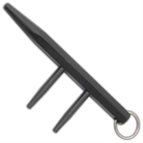 Self Defense Spike Keychain Black - TOPHATTER'S ARMORY DEALS Collectible Weapons - Tophatter Daily Deals