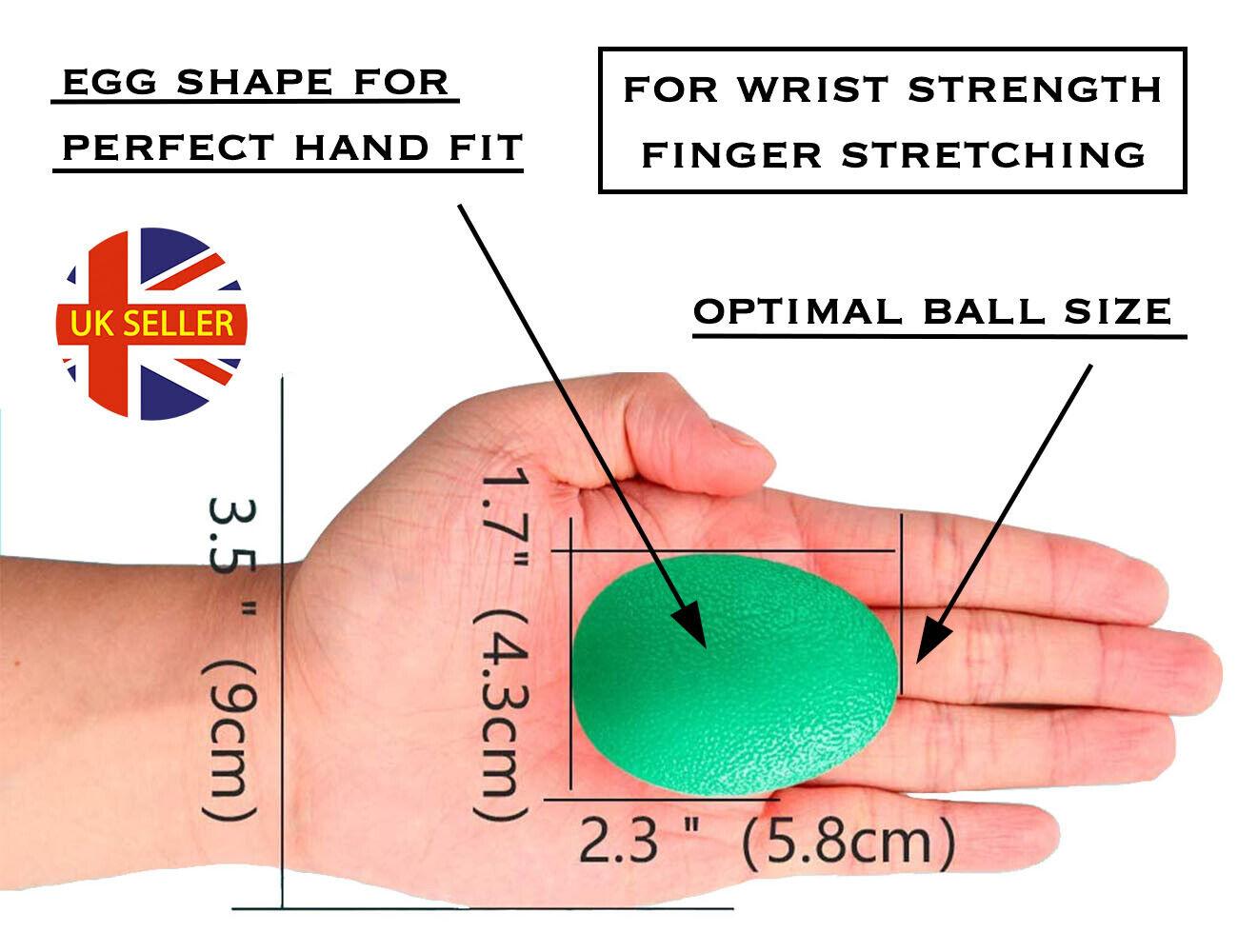 Best Stress Balls for Anxiety - Stress Relief Hand Exerciser SET OF 3 Resistance for Arthritis Recovery Therapy Exercise & Fitness - Tophatter Daily Deals