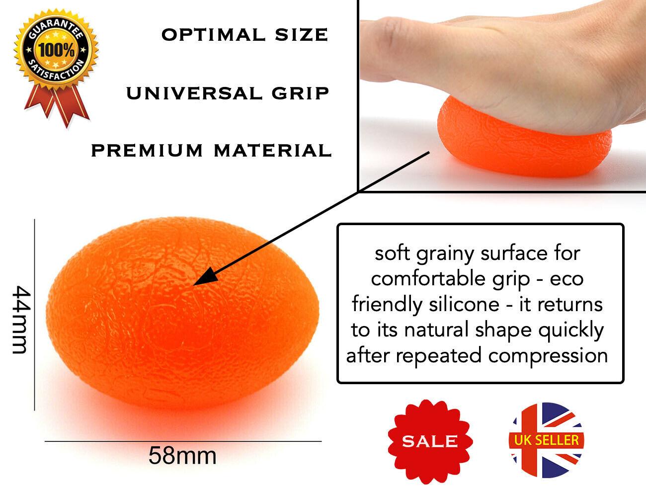 Best Stress Balls for Anxiety - Stress Relief Hand Exerciser SET OF 3 Resistance for Arthritis Recovery Therapy Exercise & Fitness - Tophatter Daily Deals