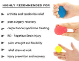 Best Stress Balls for Anxiety - Stress Relief Hand Exerciser SET OF 3 Resistance for Arthritis Recovery Therapy Exercise & Fitness - Tophatter Daily Deals