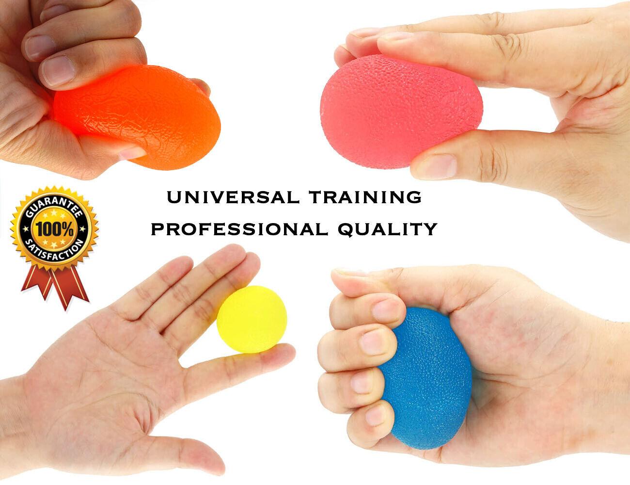 Best Stress Balls for Anxiety - Stress Relief Hand Exerciser SET OF 3 Resistance for Arthritis Recovery Therapy Exercise & Fitness - Tophatter Daily Deals