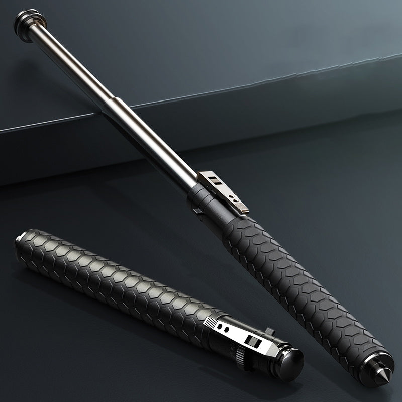 AUTOMATIC SPRING TELESCOPIC STICK SELF-DEFENSE TOOL - Tophatter Daily Deals
