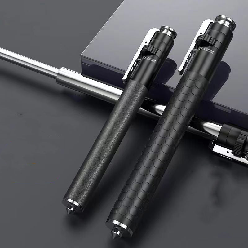 AUTOMATIC SPRING TELESCOPIC STICK SELF-DEFENSE TOOL - Tophatter Daily Deals
