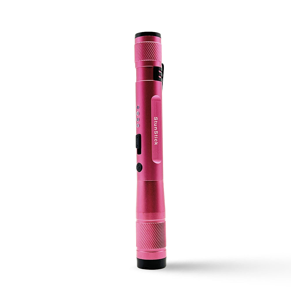 Light Pink StunStick Concealed Carry Multi-Functional Heavy Duty Stun Gun Flashlight - TOPHATTER'S ARMORY DEALS Collectible Weapons - Tophatter Daily Deals