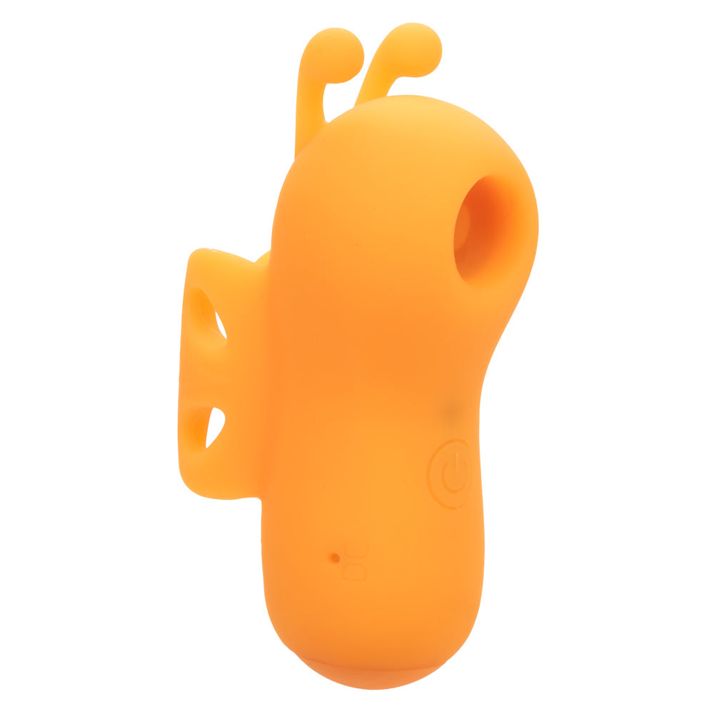 Neon Vibes The Buzzing Vibe Orange Silicone Finger Teaser with 10 Vibration Functions and Rechargeable > Vibrators > Finger Vibrators - Tophatter Daily Deals