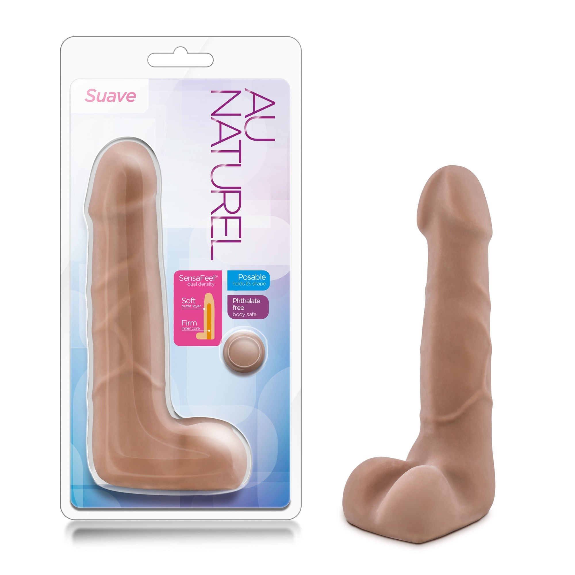 Suave Latin Collection Realistic Bendable Dildo for Beginners > Dildos > Slim Dildos - Tophatter Daily Deals