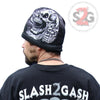 Hot Leathers Sublimated Assassin Skull & Pistols Beanie 3D Art Beanie Sublimated - Tophatter Daily Deals