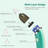 Electronic Nasal Aspirator - Electric Nasal Aspirator Boots - Electric Vacuum Sucker Nose Cleaner For Baby Nasal Aspirator Nose Snot Cleaner Baby & Toddler - Tophatter Daily Deals