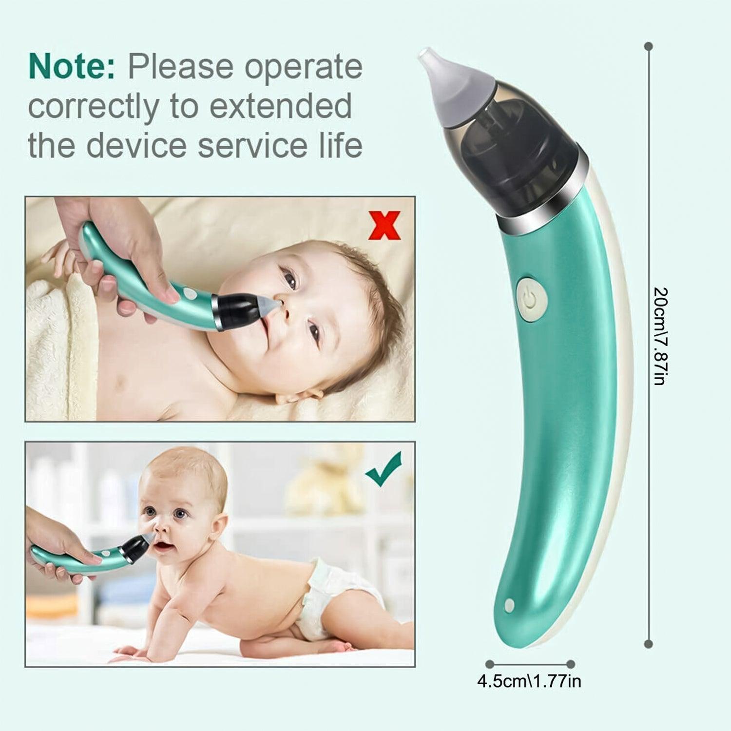 Electronic Nasal Aspirator - Electric Nasal Aspirator Boots - Electric Vacuum Sucker Nose Cleaner For Baby Nasal Aspirator Nose Snot Cleaner Baby & Toddler - Tophatter Daily Deals