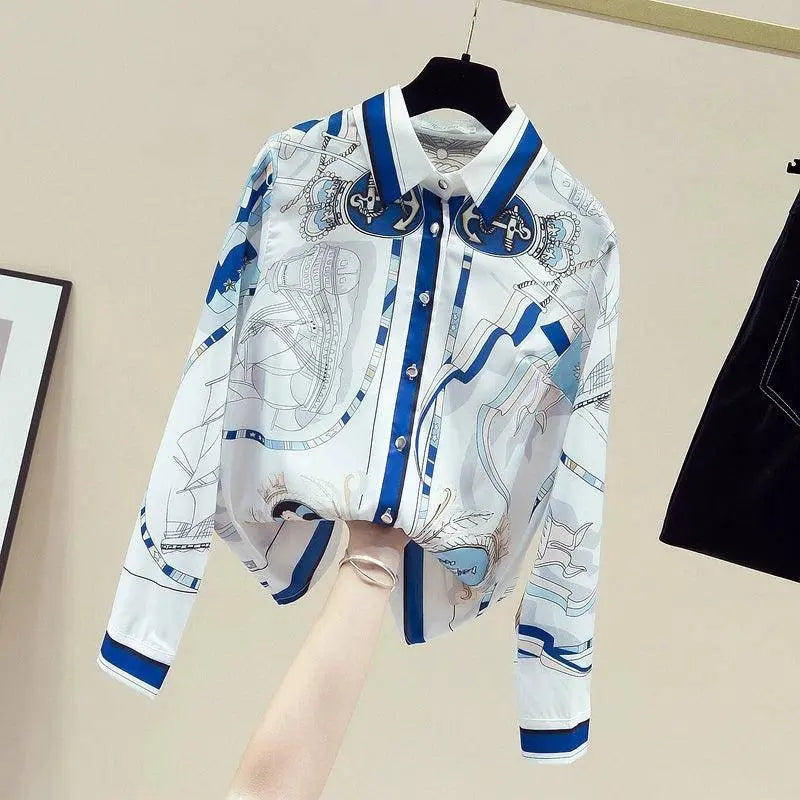 Summer Women's Shirt Bohemian Holiday Style Embroidered Tassel Chiffon Cardigan New Waist Female Slim Short Tops E015 - Tophatter Daily Deals