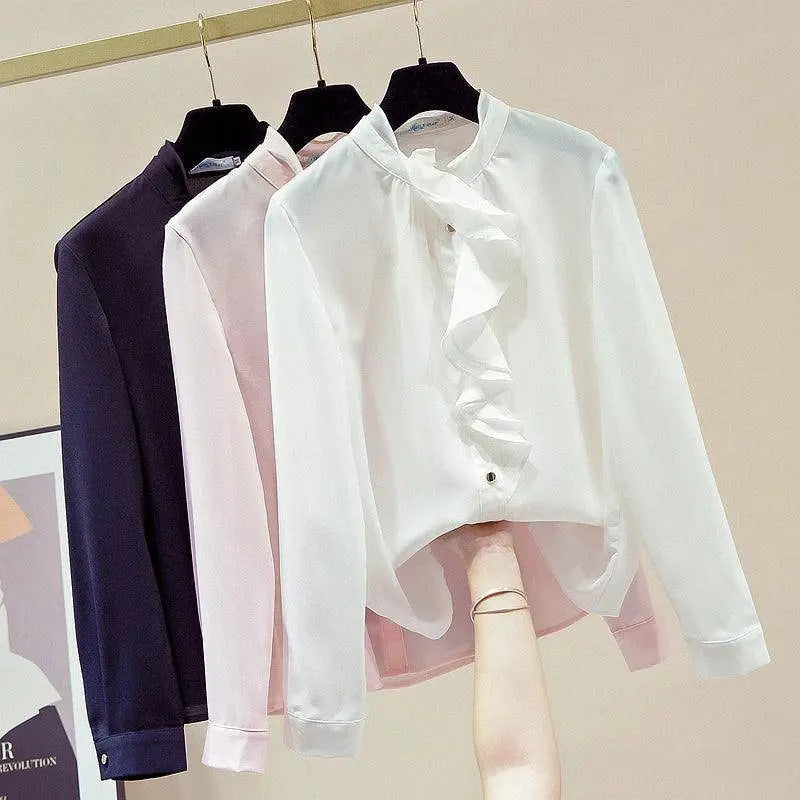 Summer Women's Shirt Bohemian Holiday Style Embroidered Tassel Chiffon Cardigan New Waist Female Slim Short Tops E015 - Tophatter Daily Deals