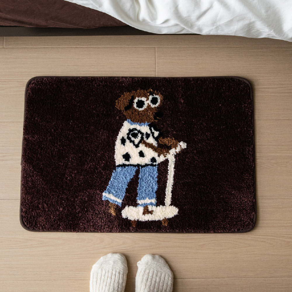 Sunday Vibes Door Mat Happy Puppy Door Mat - Tophatter Daily Deals