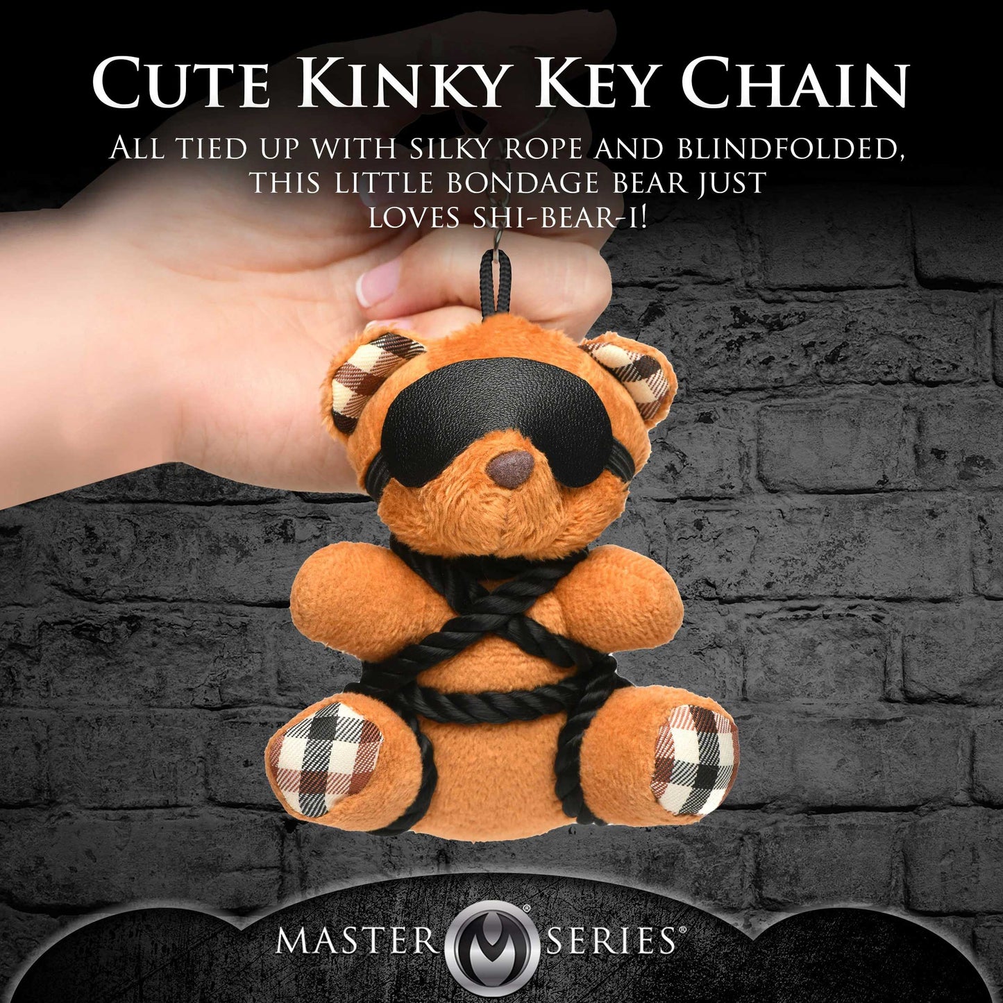 Rope Teddy Bear Keychain – Bondage-Inspired Accessory > Novelties > Gag Gifts - Tophatter Daily Deals