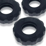 Super Hunkyjunk 3 Piece Cockrings Tar Ice for Enhanced Bulge and Firmness > Cock Ring > Sets - Tophatter Daily Deals