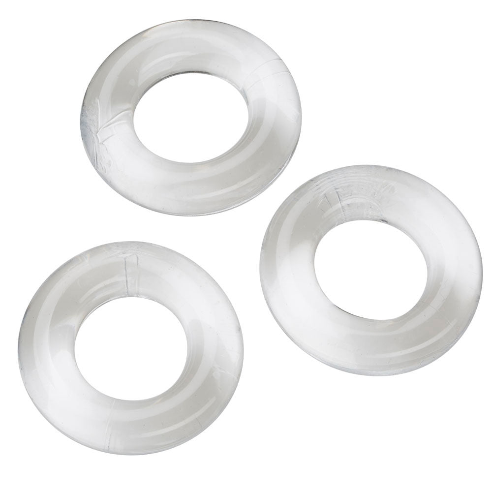 Super Stretch Clear Cockring Combo Set for Longer Performance > Cock Ring > Sets - Tophatter Daily Deals