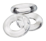Super Stretch Clear Cockring Combo Set for Longer Performance > Cock Ring > Sets - Tophatter Daily Deals