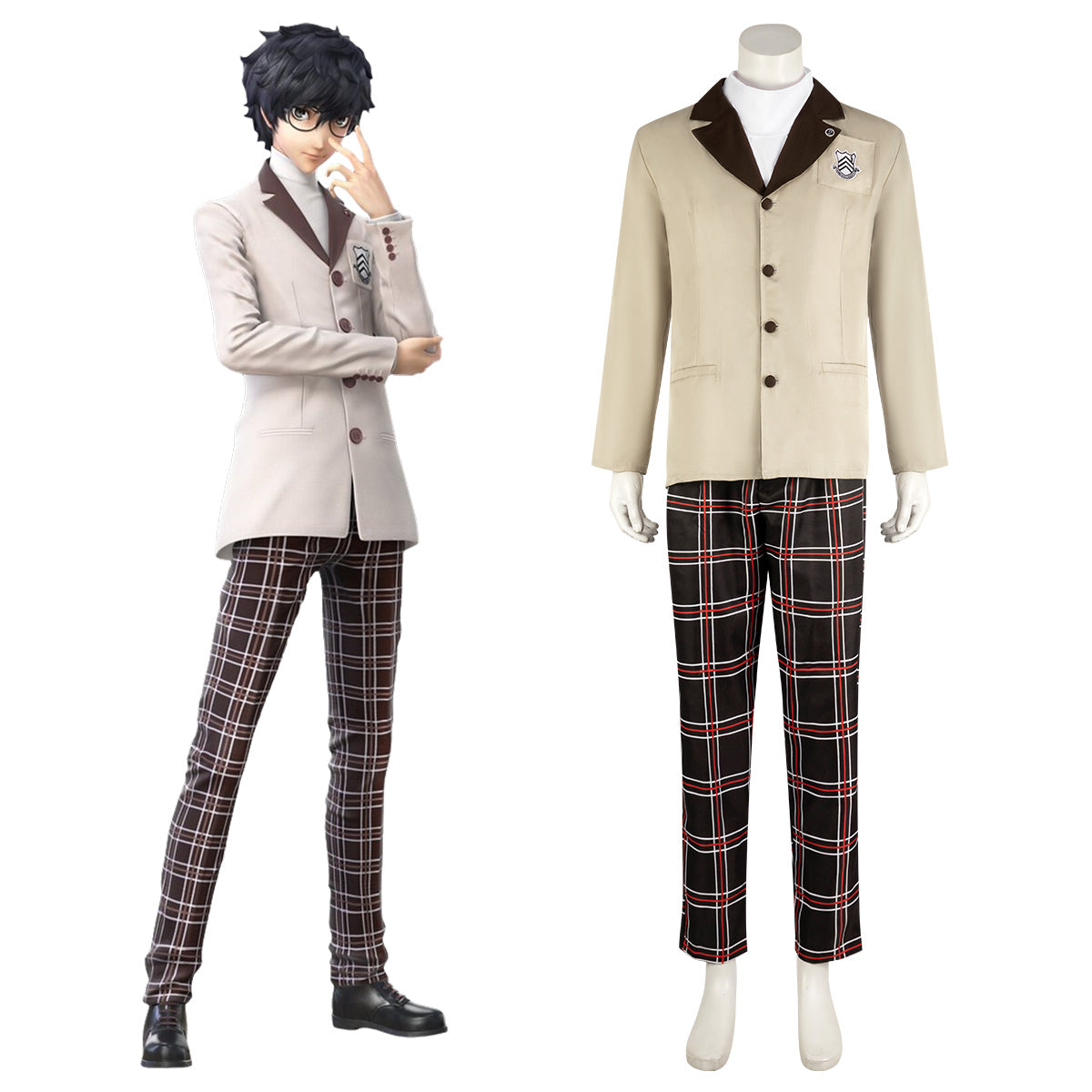 Super Smash Bros. Ultimate Persona 5 Joker Akira Kurusu Ren Amamiya School Uniform Cosplay Costume Costume - Tophatter Daily Deals
