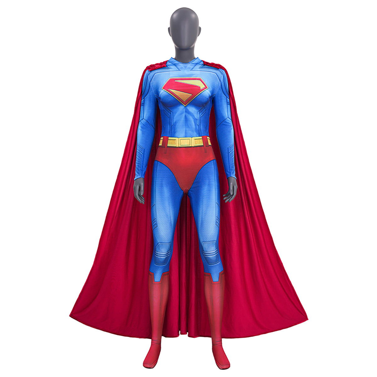 Superheroine Super Woman Jumpsuit Cosplay Costume Costume - Tophatter Daily Deals
