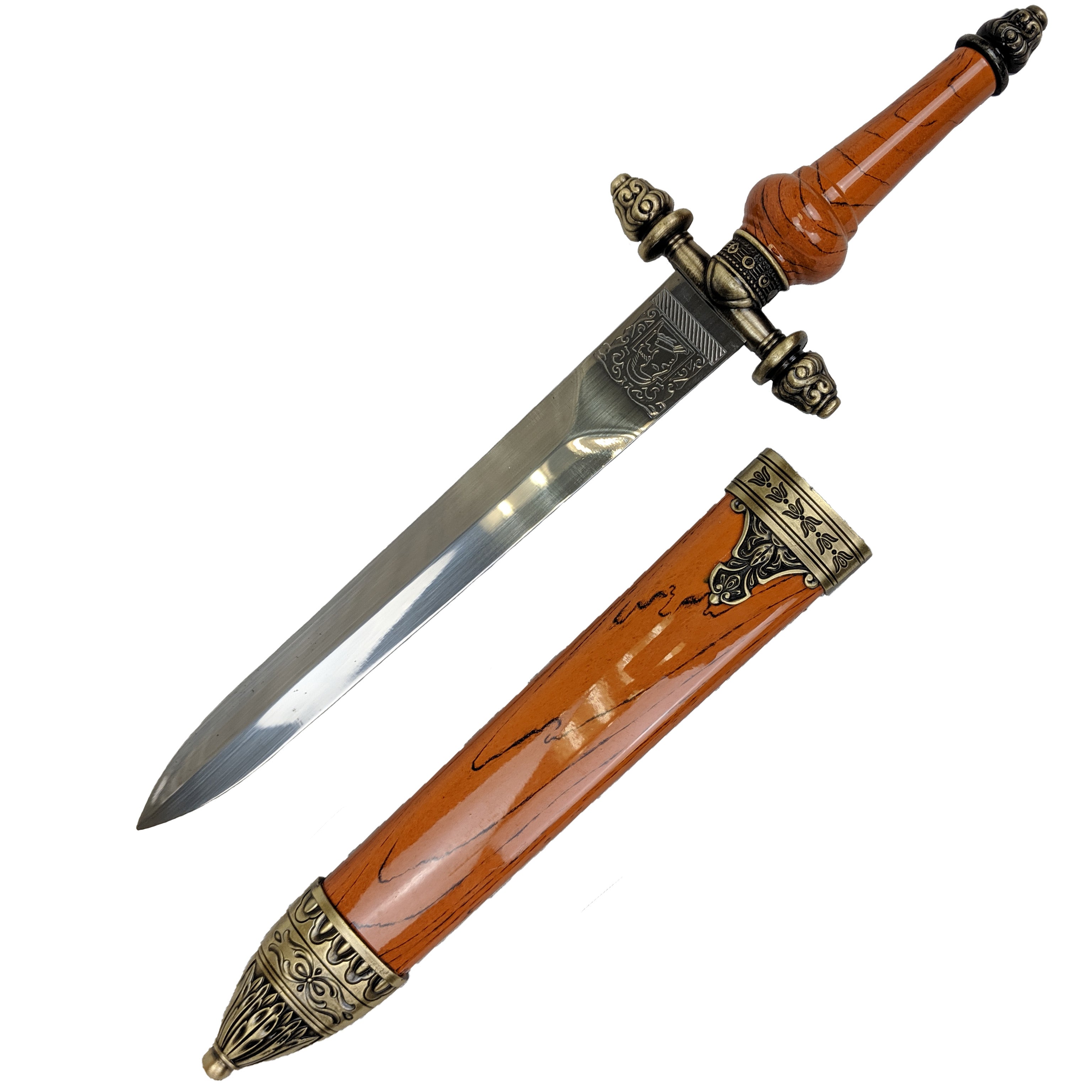 Orange Trunk Dagger TV Show Sword - Tophatter Daily Deals
