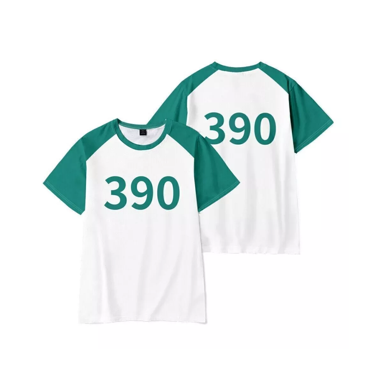 Squid Game Tracksuit – Green Player Uniform Costume for Cosplay, Halloween & Parties Squid Game Tracksuit - Tophatter Daily Deals