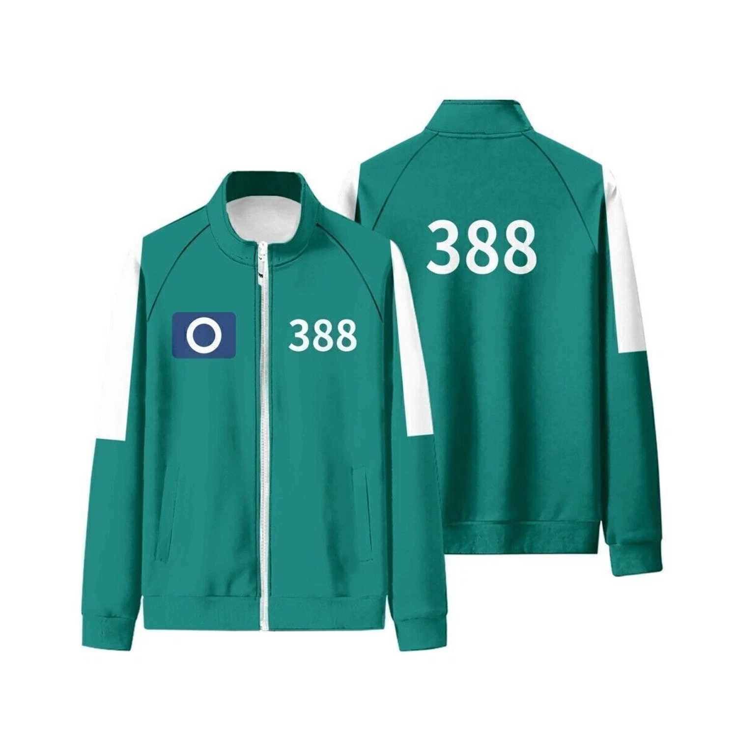 Squid Game Tracksuit – Green Player Uniform Costume for Cosplay, Halloween & Parties Squid Game Tracksuit - Tophatter Daily Deals