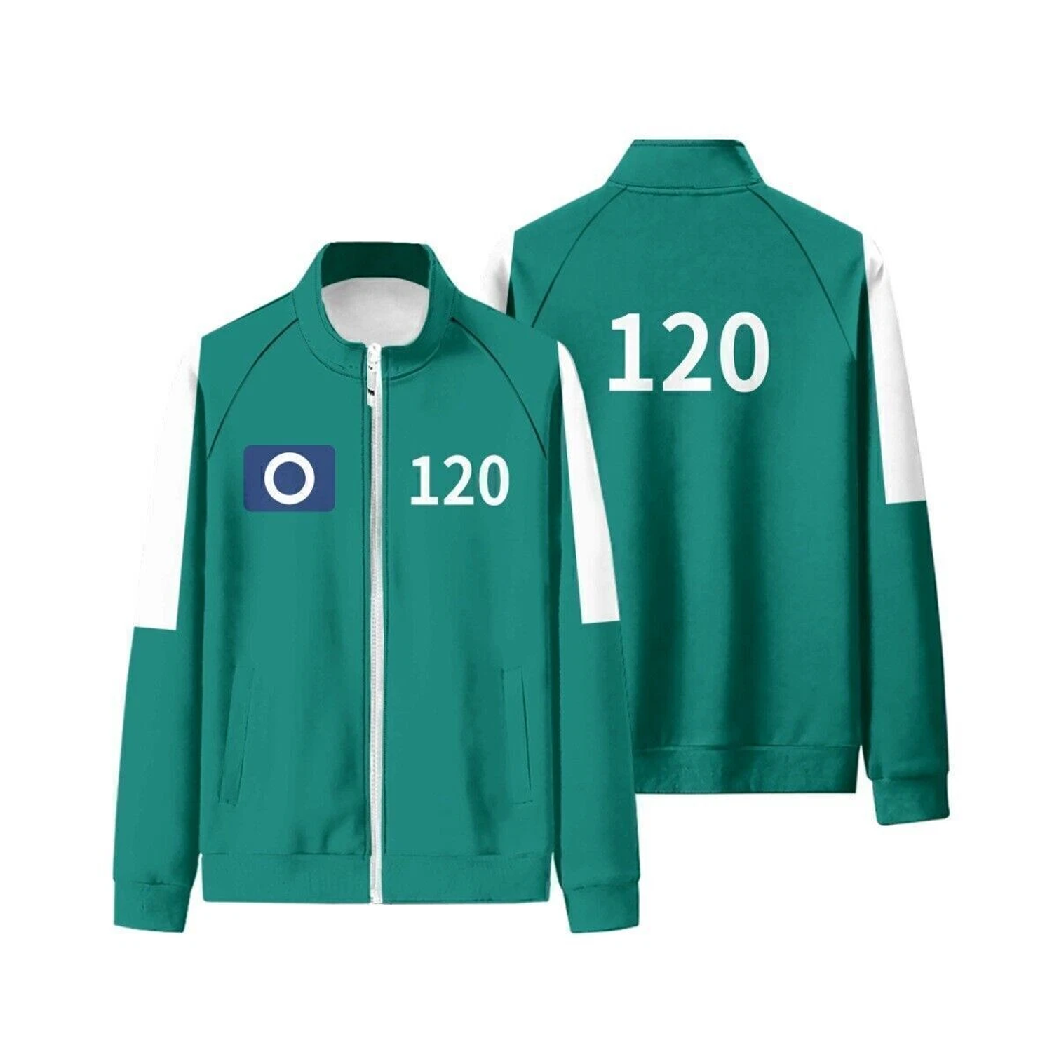 Squid Game Tracksuit – Green Player Uniform Costume for Cosplay, Halloween & Parties Squid Game Tracksuit - Tophatter Daily Deals