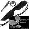 Survival Tanto Emergency Fire Starter Hunting Knife - Tophatter Daily Deals